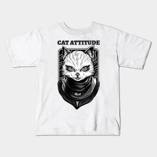 Cat Attitude Kids T-Shirt